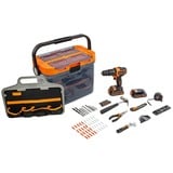 BLACK+DECKER Perceuse-visseuse à percussion sans fil BCKSB04, 18 volts, Perceuse à percussion Orange/Noir