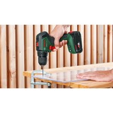 Bosch UniversalDrill, Perceuse/visseuse Vert/Noir, Perceuse à poignée pistolet, Sans clé, Sans brosse, Noir, Vert, 1,3 cm, 1900 tr/min