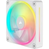 Corsair iCUE LINK LX120 RGB, Ventilateur de boîtier Blanc, 3 pièces, connecteur de ventilateur PWM à 4 broches