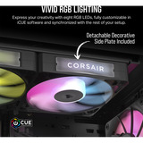Corsair iCUE LINK RX120 RGB Triple Reconditionné ventilateurs de boîtier Noir, 3 pièces, 120 x 120 x 25 mm, PWM