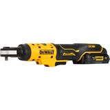 DEWALT Dewa Akku-Ratsche, 1/4", 12V / 3Ah, Tournevis Jaune/Noir