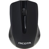 DICOTA D31659 souris Ambidextre RF sans fil 1000 DPI Noir, Ambidextre, RF sans fil, 1000 DPI, Noir