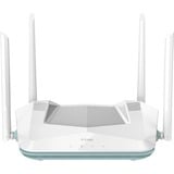 D-Link R32 routeur sans fil Gigabit Ethernet Bi-bande (2,4 GHz / 5 GHz) Blanc Wi-Fi 6 (802.11ax), Bi-bande (2,4 GHz / 5 GHz), Ethernet/LAN, Blanc, Routeur de bureau/poteau