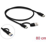 DeLOCK 64283, Hub USB Noir