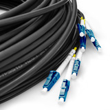 Digitus Câble de fibre optique Universal Breakout, duplex, connecteur LC/UPC, monomode OS2 Noir