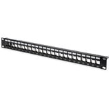 Digitus Panneau de brassage modulaire, 24 ports, équipé de 24x DN-93615 Noir