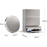 ECOVACS Deebot X12 PRO OMNI, Robot aspirateur Blanc