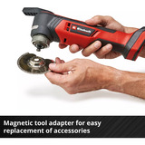 EINHELL Outil multifonction professionnel sans fil TP-MG 18 Li BL-Solo, 18 volts, Outil de multi fonction Rouge/Noir