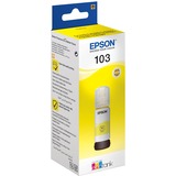 Epson 103 EcoTank Yellow ink bottle (WE), Encre Jaune, Epson, Epson L5190 / L3156 / L3151 / L3150 / EcoTank L3110, 65 ml, Jet d'encre, Indonésie
