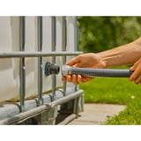 GARDENA Raccord de réservoir Push IN, G 1" et G 3/4", Connecteur Noir