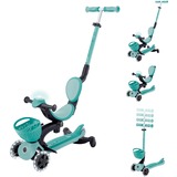 GLOBBER Go-Up Baby Lights 360, Trottinette Menthe/vert foncé