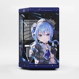 HYTE Hoshimachi Suisei Y70 boîtier midi tower Bleu | 2x USB-A | 1x USB-C | Verre trempé