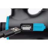 Hazet Ensemble d'endoscopes vidéo HD avec sonde pivotante à 360°, Ø 3,9 mm, 4 pièces, Caméras d'inspection Noir/Bleu