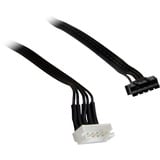 Inter-Tech Argus RGB-Fan Set RS-14 Boitier PC Ventilateur 14 cm Noir ventilateurs de boîtier Noir, 3 pièces, 140 x 140 x 25 mm, PWM, Ventilateur, 14 cm, 1200 tr/min, 22 dB, 64,73 m³/h, Noir