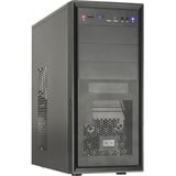 Inter-Tech  boîtier midi tower Noir | 2x USB-A | 2x USB-C
