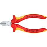 KNIPEX 70 06 125, Tenailles de cran Rouge/Jaune