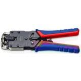 KNIPEX Pince à sertir 97 51 12 SB Bleu/Rouge, RJ-10, RJ-11/12 et RJ-45