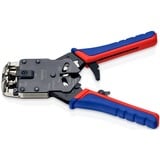 KNIPEX Pince à sertir 97 51 12 SB Bleu/Rouge, RJ-10, RJ-11/12 et RJ-45