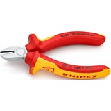 KNIPEX Pince coupante isolée VDE 70 06 125, Tenailles de cran Rouge/Jaune