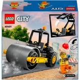 LEGO City - Le rouleau compresseur de chantier, Jouets de construction 60401