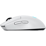 Logitech G PRO 2 LIGHTSPEED Wireless, Souris gaming Blanc, 100 - 44,000 dpi, RGB
