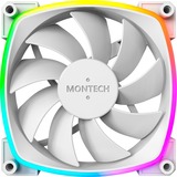 Montech AX120 PWM 120x120x25 ventilateur de boîtier RGB  Blanc, 120 x 120 x 25 mm