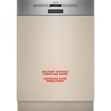 Neff S145EAS16E lave-vaisselle Semi-intégré 13 couverts Acier inoxydable brossé, Semi-intégré, Taille maximum (60 cm), Acier inoxydable, Boutons, 1,75 m, 1,65 m