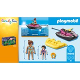 PLAYMOBIL Family Fun - Starter Pack Scooter des mers et banane flottante, Jouets de construction 70906