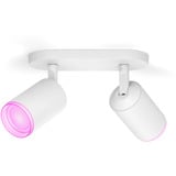 Philips Hue White & Color Ambiance Fugato spot double, Lumière LED Blanc