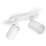 Philips Hue White & Color Ambiance Fugato spot double, Lumière LED Blanc