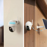 Reolink Argus Series B430 avec Panneau Solaire, Caméra de surveillance Blanc