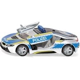 SIKU BMW i8 Police Modèle réduit de voiture de police Pré-assemblé 1:50 Argent/Bleu, Modèle réduit de voiture de police, Pré-assemblé, 1:50, BMW i8, Unisexe, Métal, Plastique