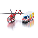SIKU SUPER Mercedes-Benz ambulance et hélicoptère, Modèle réduit de voiture 