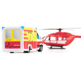 SIKU SUPER Mercedes-Benz ambulance et hélicoptère, Modèle réduit de voiture 