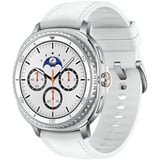 Samsung SM-L505FZWAEUB smartwatche et montre de sport 3,3 cm (1.3") AMOLED 46 mm Numérique 438 x 438 pixels Écran tactile 4G Argent Wifi GPS (satellite) Blanc, 3,3 cm (1.3"), AMOLED, Écran tactile, 64 Go, GPS (satellite), 63,5 g