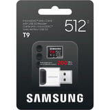 Samsung T9 microSDXC 512 GB, Carte mémoire Noir