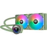 Thermaltake Refroidisseur liquide AIO TH280 V2 ARGB Sync Matcha Green, Watercooling Vert olive