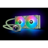 Thermaltake Refroidisseur liquide AIO TH280 V2 ARGB Sync Matcha Green, Watercooling Vert olive