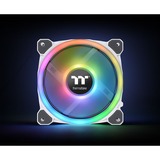 Thermaltake Riing Trio 12 RGB Radiator Fan White TT Premium Edition Universel Ventilateur 12 cm Blanc 3 pièce(s), Ventilateur de boîtier Blanc, Ventilateur, 12 cm, 500 tr/min, 1500 tr/min, 41,13 cfm, Blanc