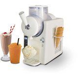 Unold Machine 2 en 1 à granités et glace molle Sofia, Sorbetière Crème