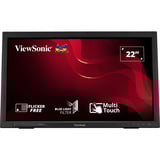 ViewSonic TD2223 écran plat de PC 54,6 cm (21.5") 1920 x 1080 pixels Full HD LED Écran tactile Multi-utilisateur Noir Moniteur  Noir (Mat), 54,6 cm (21.5"), 1920 x 1080 pixels, Full HD, LED, 5 ms, Noir