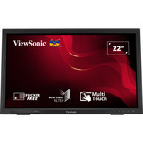 ViewSonic  21.5" Moniteur tactile  Noir (Mat)