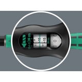 Wera Clé dynamométrique avec carré traversant Click-Torque Lock C 3 R/L Noir/Vert