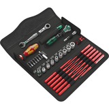 Wera Kraftform Kompakt W Imperial 1, Set d'outils Noir, incl. cliquet rapide Zyklop avec tête pivotante, 1/4"