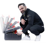 Wiha Mallette à outils XL Mechatronic, Set d'outils Rouge/Jaune
