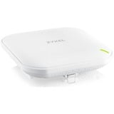 Zyxel NWA90AX PRO 2400 Mbit/s Blanc Connexion Ethernet, supportant l'alimentation via ce port (PoE), Point d'accès Blanc, 2,4 GHz, 5 GHz, 2400 Mbit/s, 802.1x RADIUS, EAP, WEP, WPA, WPA2, WPA2-Enterprise, WPA2-PSK, WPA3, 1000,2500 Mbit/s