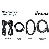 iiyama G-MASTER GB2791QSU-B1 27" Moniteur gaming Noir (Mat), 1x DisplayPort, 2x HDMI, 2x USB-C, 2x USB-A, 320 Hz, 68,6 cm (27"), 2560 x 1440 pixels, Wide Quad HD, Noir