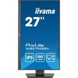iiyama ProLite XUB2792QSU-B6 27" Moniteur Noir (Mat), HDMI, DisplayPort, USB, Audio