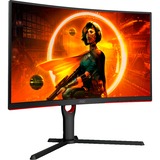 AOC C27G3U/BK écran plat de PC 68,6 cm (27") 1920 x 1080 pixels Full HD LED Noir, Rouge, Moniteur gaming Noir/Rouge, 68,6 cm (27"), 1920 x 1080 pixels, Full HD, LED, 1 ms, Noir, Rouge