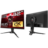 ASRock PG32QF2B 31.5" Moniteur gaming Noir, 1x DisplayPort, 2x HDMI, 165 Hz